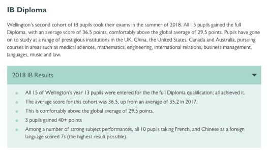 图片来自上海惠灵顿外籍人员子女学校官网