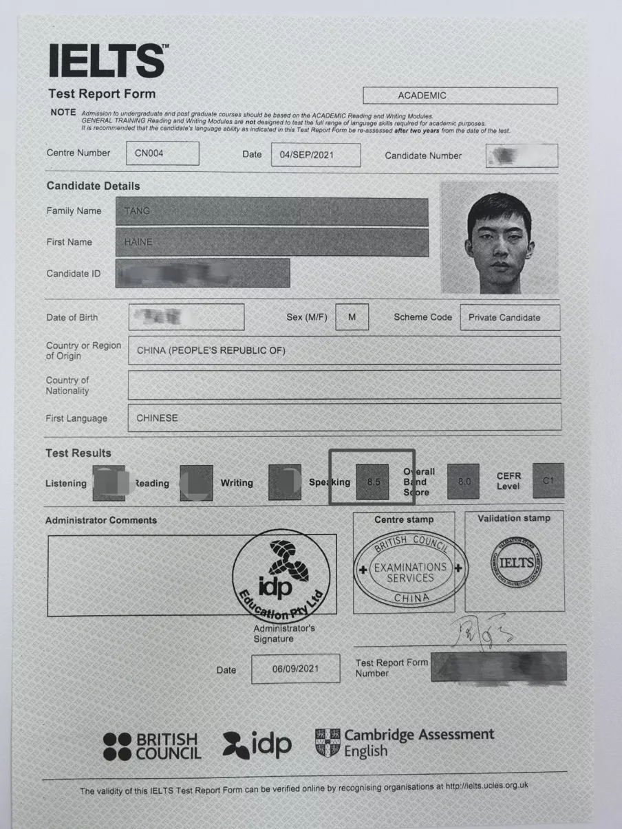 “经历了11次雅思考试后，我找到了口语8.5分秘诀！”