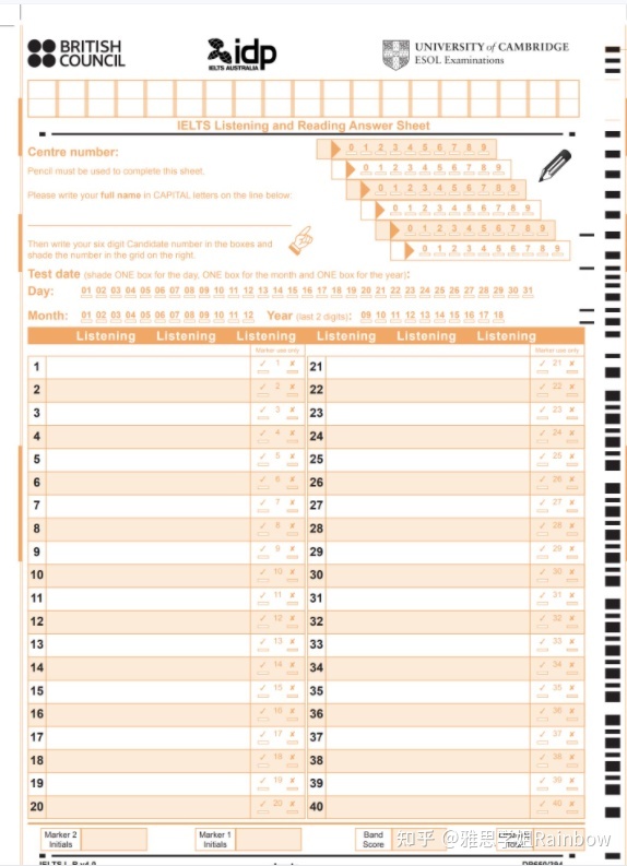 超值资料:最全雅思答题卡问题解答！附最新答题卡高清PDF可打印插图(3)