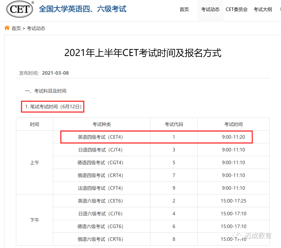 官方数据:官宣：2021年12月英语四级成绩可计入总分插图(1)